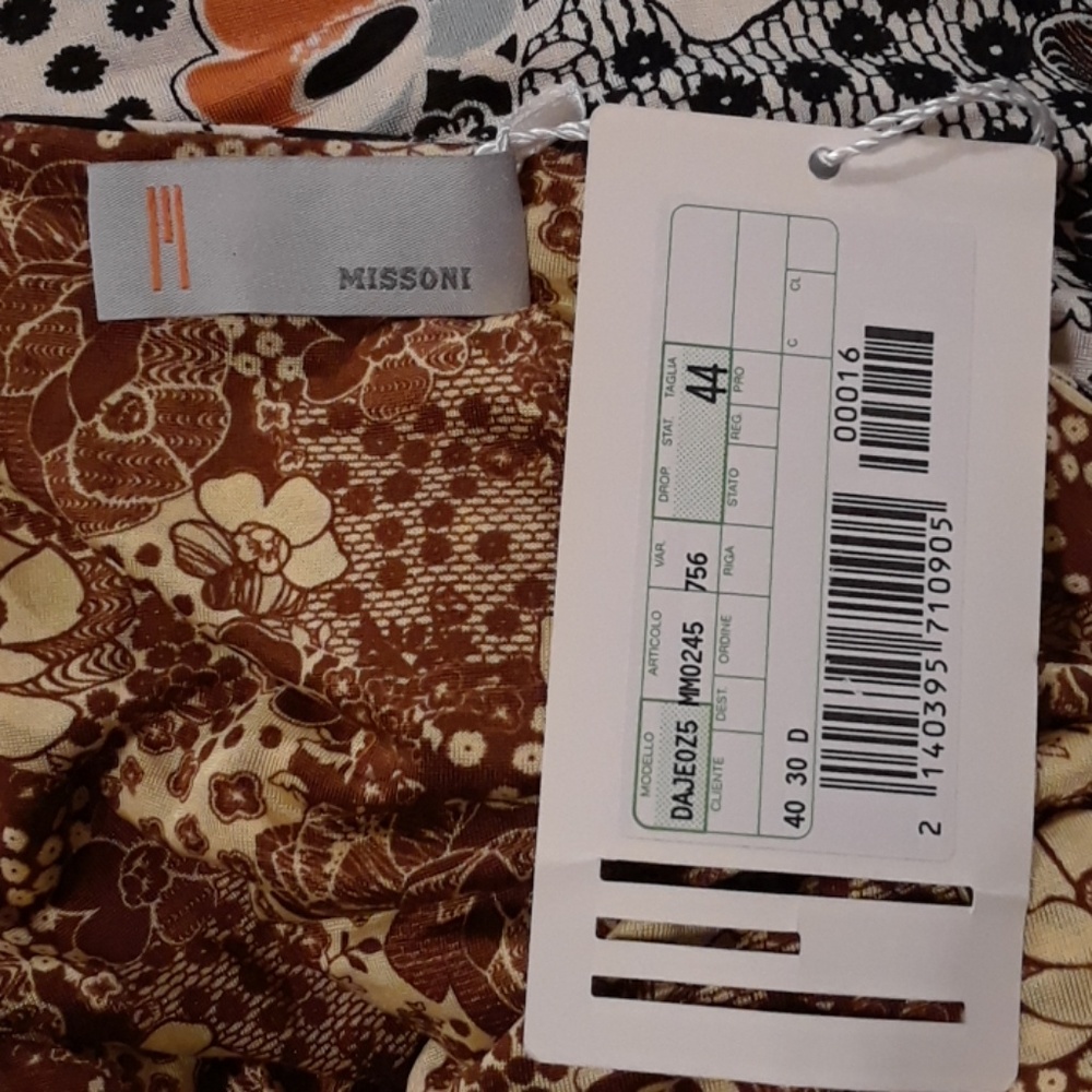SALE! Authentic MISSONI Silk Dress - Picture 6 of 8